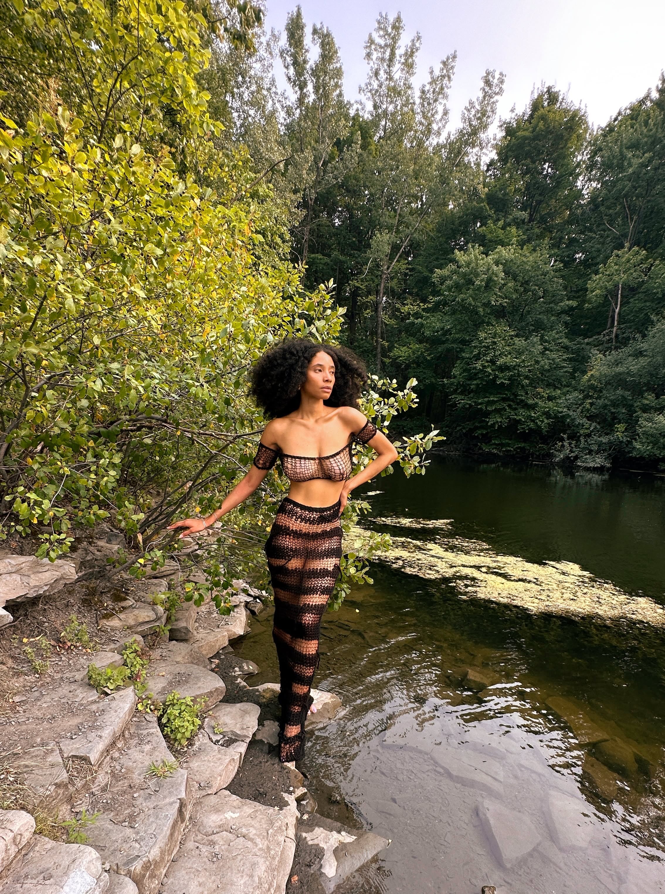 WASTELAND MAXI SKIRT