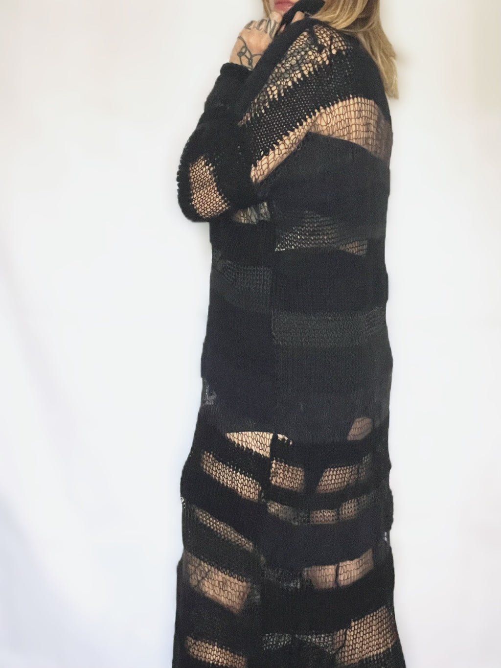 PREORDER WASTELAND 2.0 MAXI TURTLENECK SWEATER DRESS