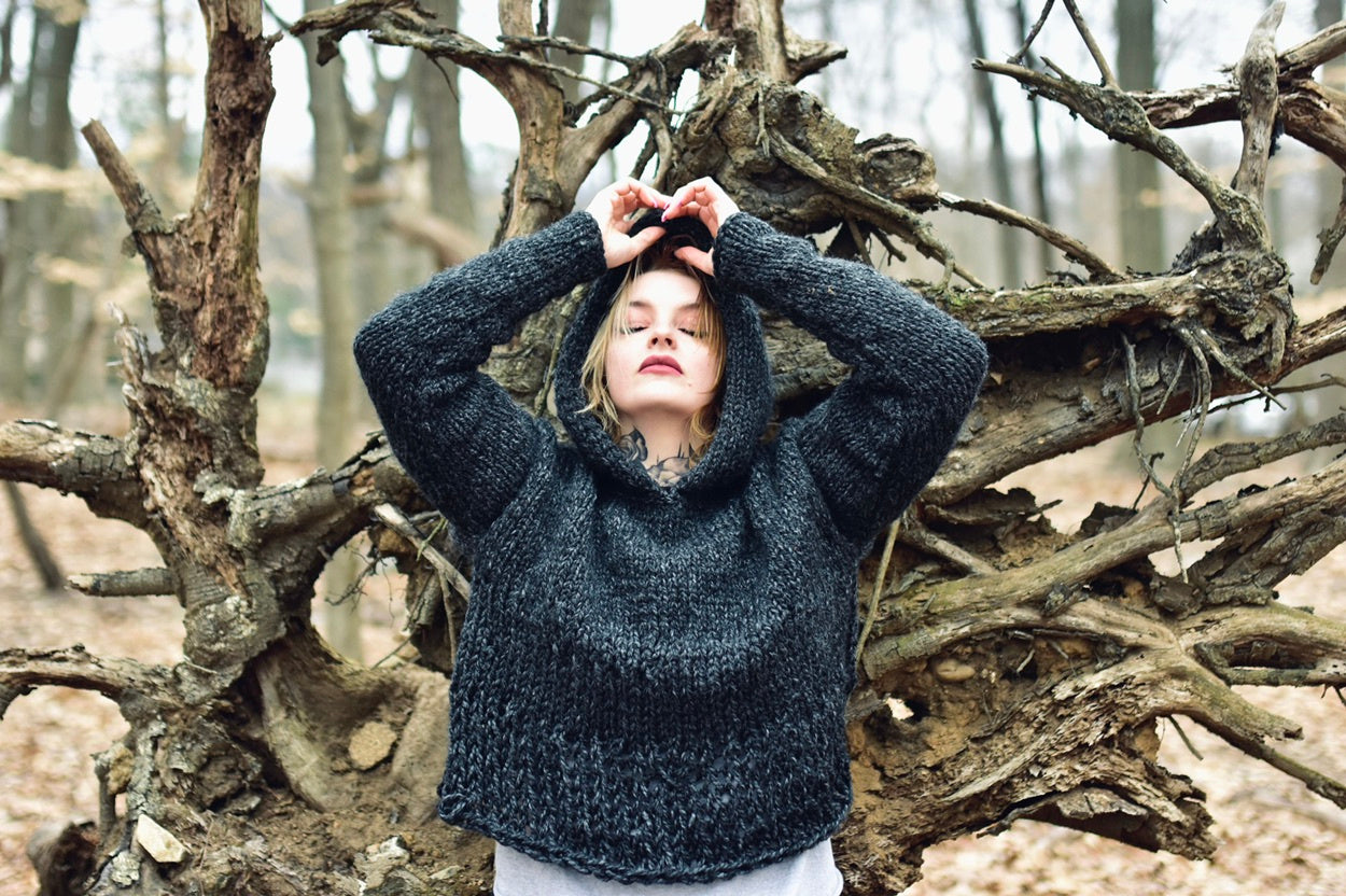 CURSE HOODED SWEATER PATTERN