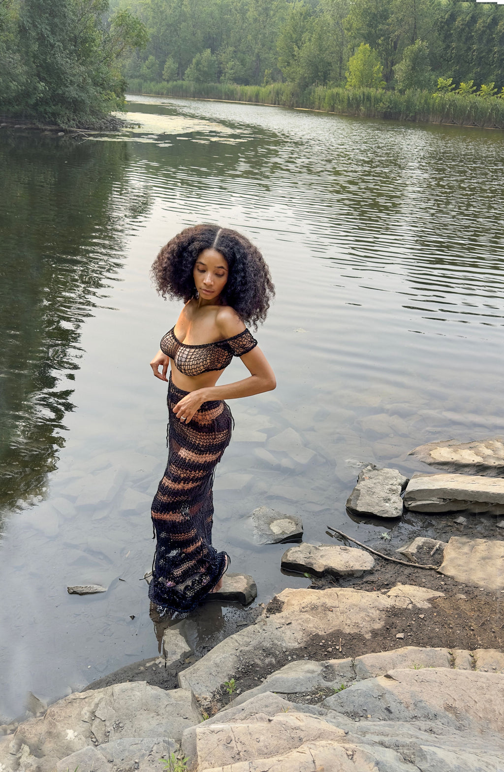 WASTELAND MAXI SKIRT