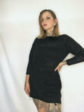 OOAK LACE BOATNECK SWEATER DRESS