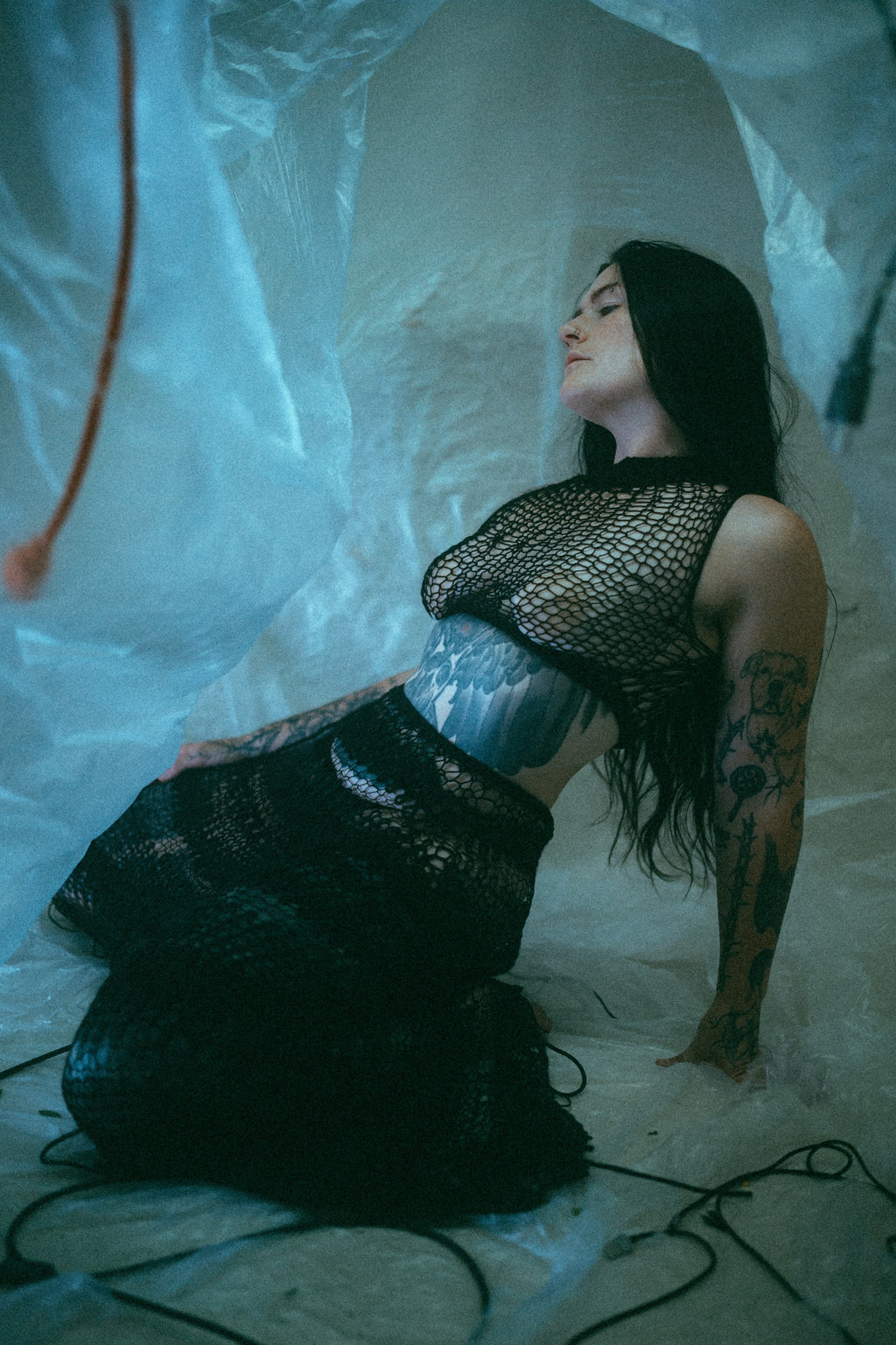 WASTELAND MAXI SKIRT