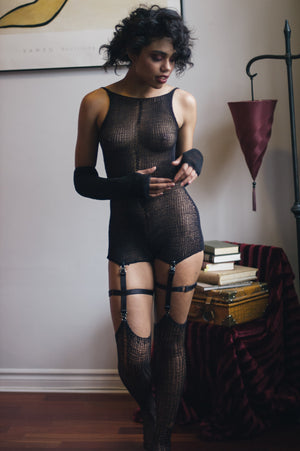 HIGH NECKLINE LEOTARD